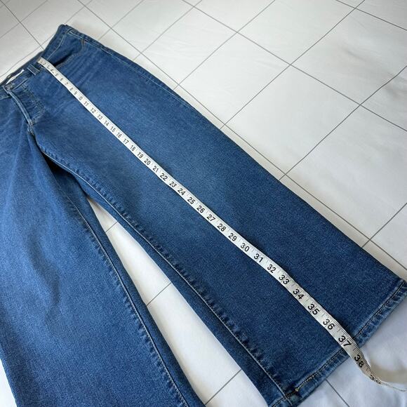 Levi's Blue Straight Leg Women's Jeans - Picture 13 of 14